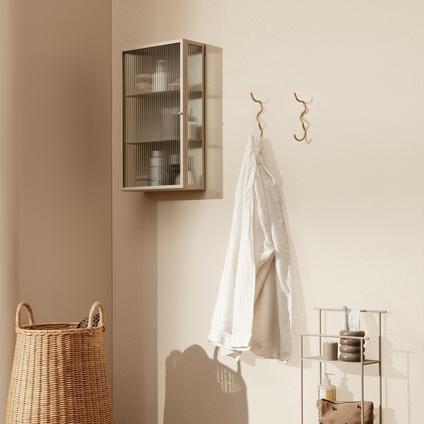 헤이즈 월 캐비넷(HAZE WALL CABINE REEDED GLASS) 4COLORS