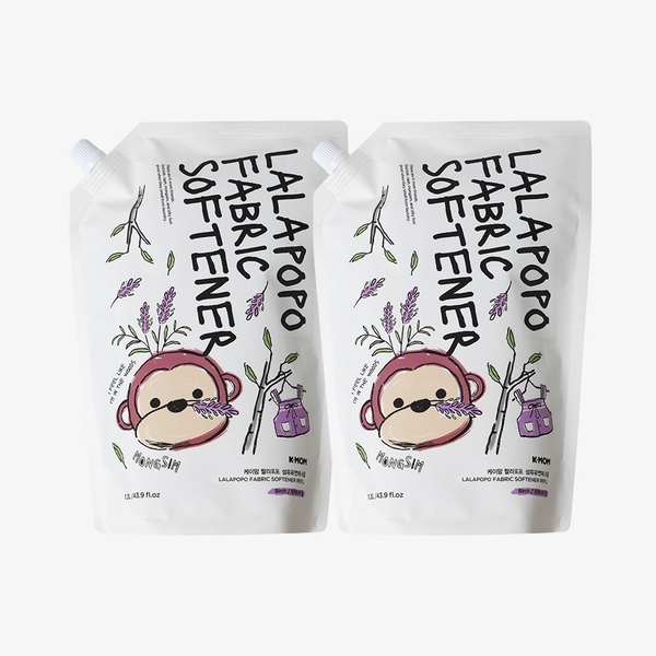케이맘 랄라포포 섬유유연제리필 1.3L X 2팩 (자작나무)