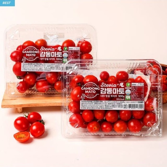 [오늘의집] 감동마토 [감동마토] 스테비아 대추방울토마토 500g X 4팩 외 2팩 / 8팩 구성