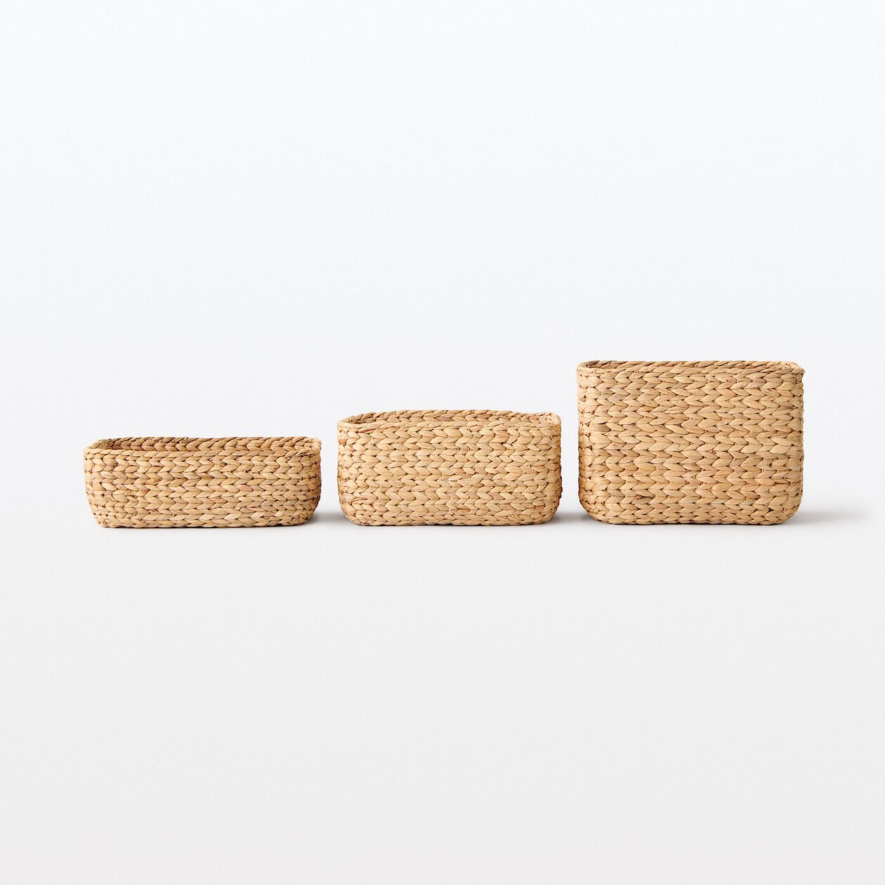 무인양품 부레옥잠 직사각형 바스켓 (4 sizes)