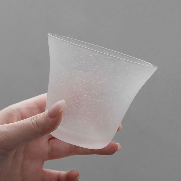 버블리 글라스 미스트컵 300ml 포그 유리컵