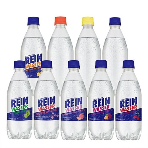 라인바싸 탄산수 500ml x 40입 9종 택1 음료수 탄산음료