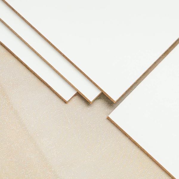 화이트 무광 3T MDF 합판 양면필름코팅 주문제작 재단 100x100
