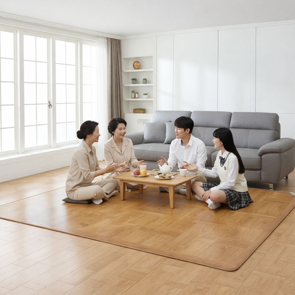 한일온열기 모던마루 183x230 3인용 그래핀 탄소 카본 전자파차단 거실 카페트 전기장판