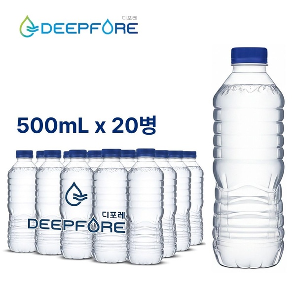 디포레 무라벨 생수 500mL x 20병