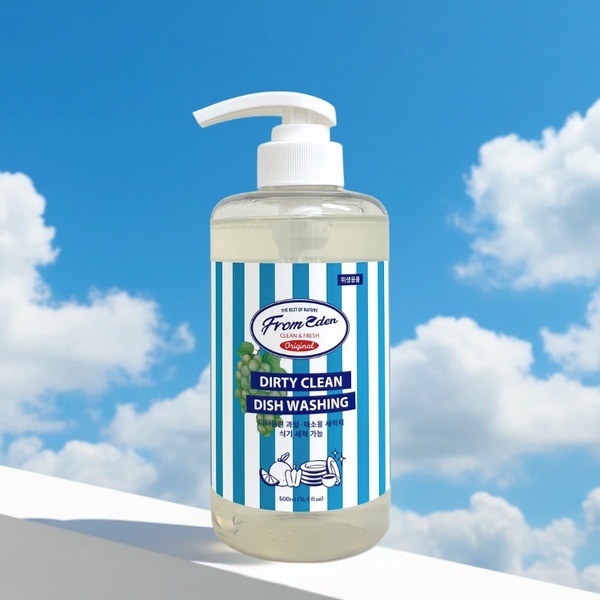 더티클린 클린&프레시 주방세제 과일야채세척제 청포도향 500ml