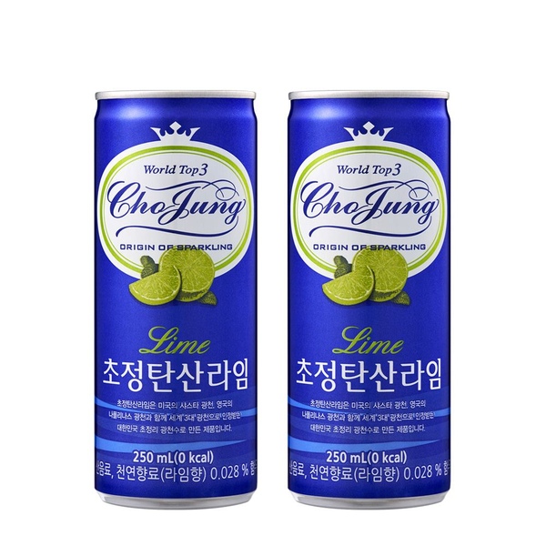 초정탄산수 라임 250ml x 30캔