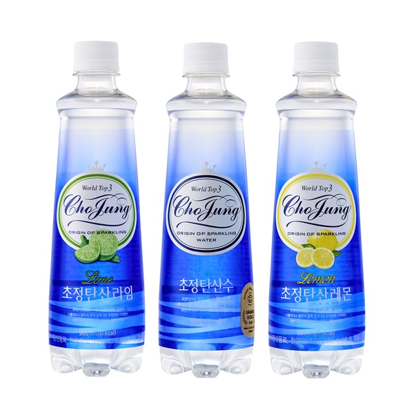 초정탄산수 500ml*20pet (플레인/라임/레몬)