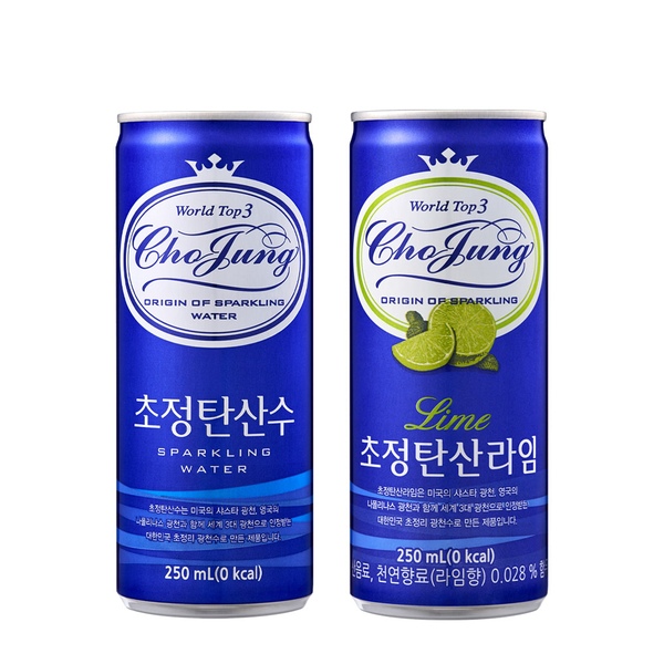 초정탄산(플레인/라임) 250ml X 30캔
