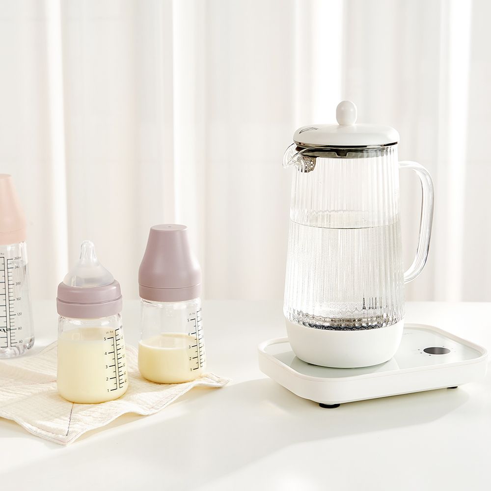 단미 유리 전기포트 티포트 온도조절 분유포트 800ml DA-KET02