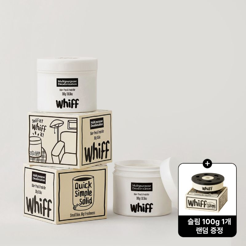 오늘의집 위프 생활 탈취제 300g 2개+(증정) 섬유탈취제 50ml 1개