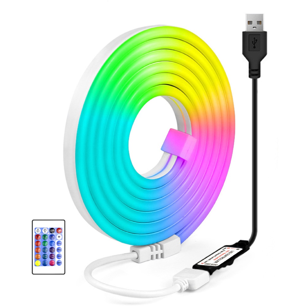 RGB 네온플렉스 USB LED 스트립 5m 잘라쓰는 줄조명 가격 추이 원그리드 RGB 네온플렉스 USB LED 스트립 5m 잘라쓰는 줄조명 - 최저가 19,900원