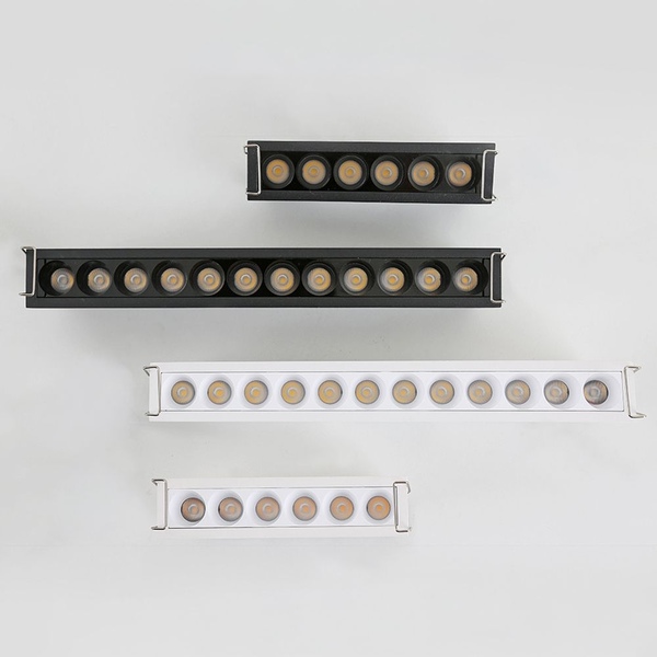LED 슬림 마그네틱 사각멀티매입등 6구 8W 12구 15W 천장 인테리어 조명 멀티매립등