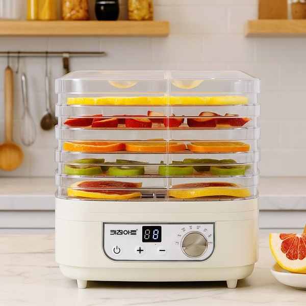 렉스 식품건조기 가정용 5단 미니 대형 음식 과일 고추건조 강아지 간식 KP-FD558JT