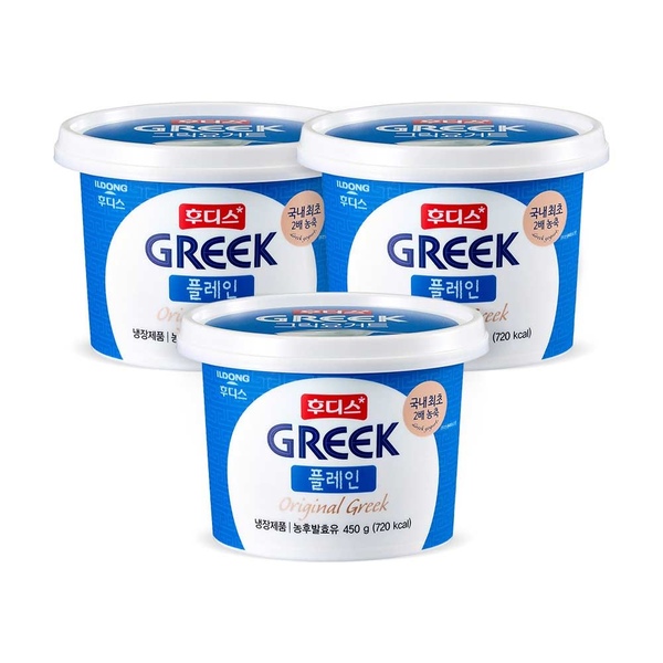 그릭요거트 플레인 450g*3개