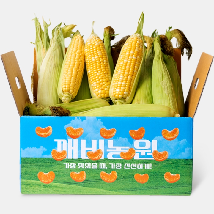 [오늘의집] 깨비농원 [제주] 개당 2,035원 / 깨비농원 달콤아삭 초당옥수수 10개 특품 예약발송