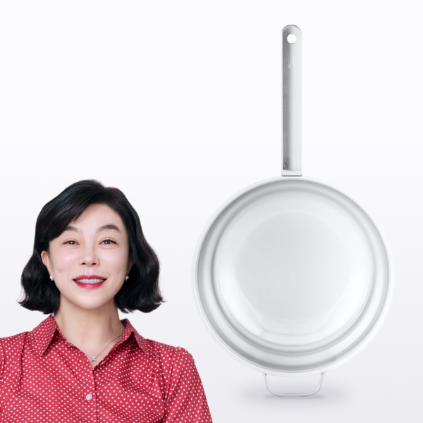 무연마제 스테인리스 통5중 궁중팬 양수웍 28cm