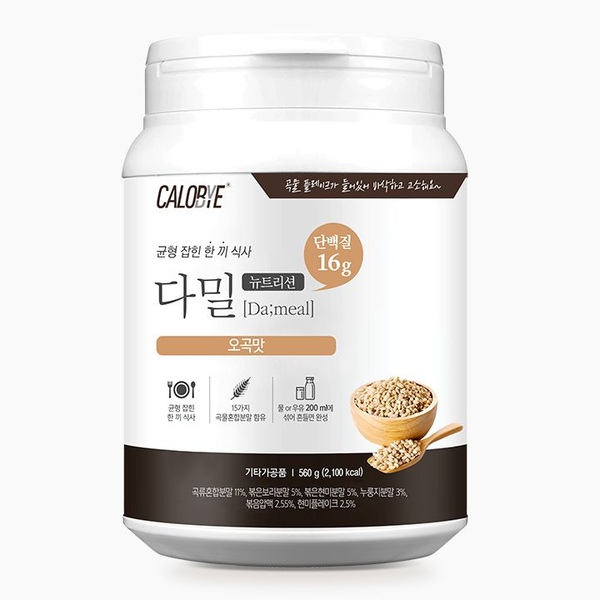 다밀 뉴트리션 대용량 560g 오곡
