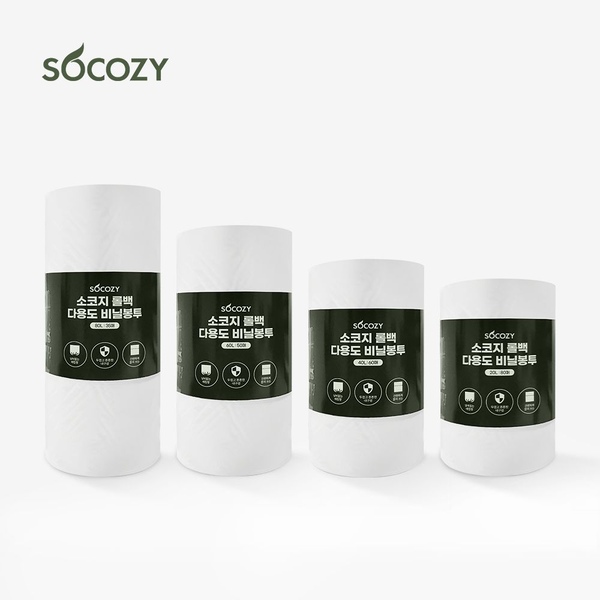 쓰레기봉투 분리수거 재활용 비닐봉투 배접 20L 40L 60L 80L