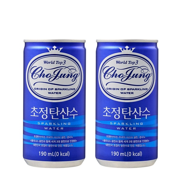 초정탄산수 플레인 190ml*30캔