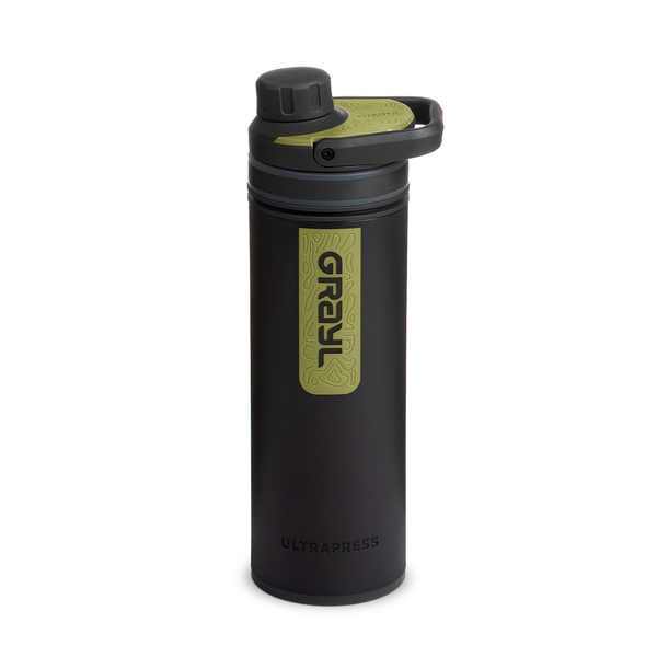 휴대용 정수 물병 울트라프레스 (500ml) 블랙카모 정수보틀