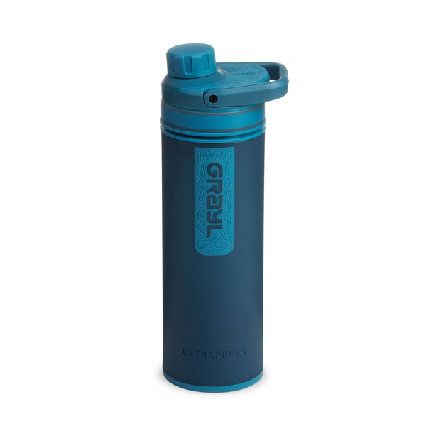 휴대용 정수 물병 울트라프레스 (500ml) 블루 정수보틀