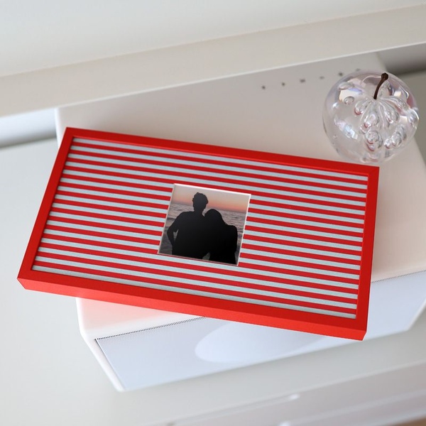 SNS 트렌드 레드 프레임 컬러 포인트 사진액자 - Red 13x25cm stripe