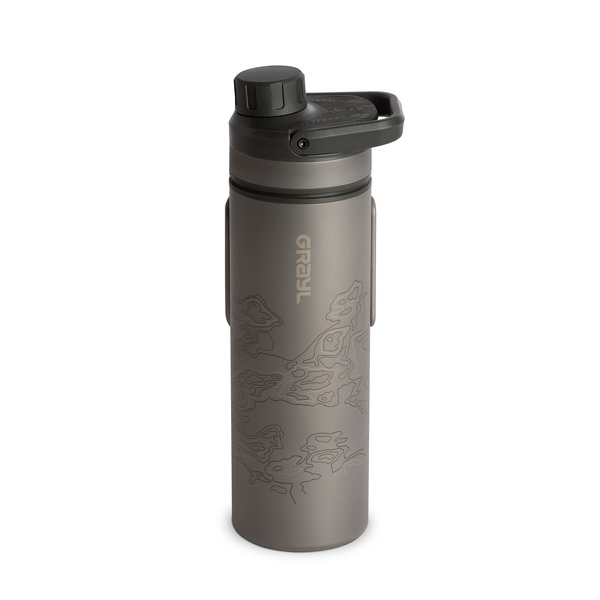휴대용 정수 물병 울트라프레스 (500ml) 티타늄 정수보틀