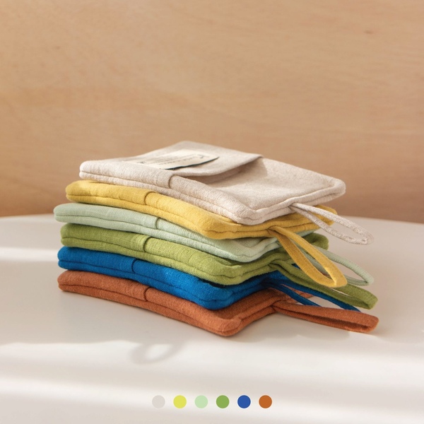 주방 오븐 냄비 린넨 팟홀더1P(6컬러)