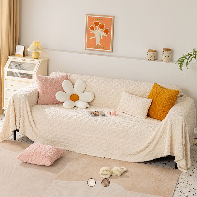 라이프룸 극세사 니트 패턴 소파커버 블랭킷 2color 5size