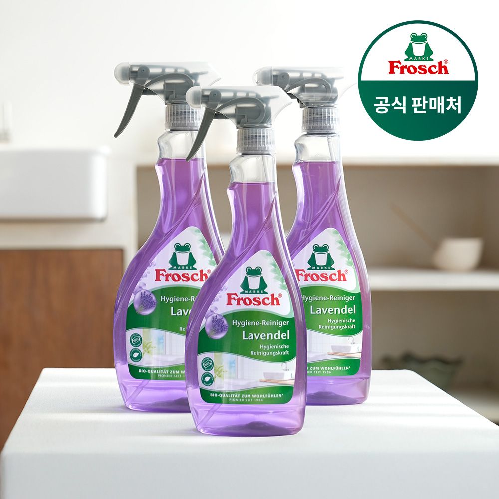 프로쉬 독일 다목적 라벤더 욕실클리너 500ml 3개 올인원