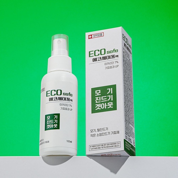 n사 방송 완판! 무자극 모기기피제 에코세이프액100ml 부작용0%,유아/임산부사용가능