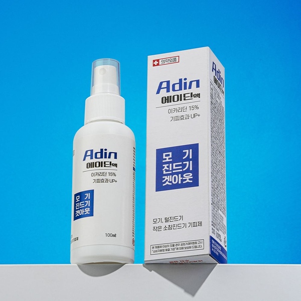 n사 방송 완판! 무자극 모기기피제 에이딘액100ml 부작용0%,유아/임산부사용가능