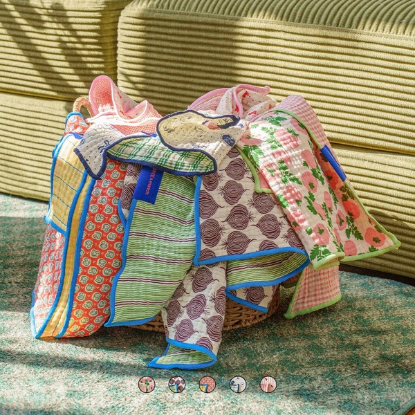 4중 거즈 양면 블랭킷 S/M/L 5종