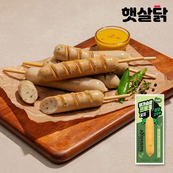 닭가슴살 프랑크 꼬치 청양고추맛 70g