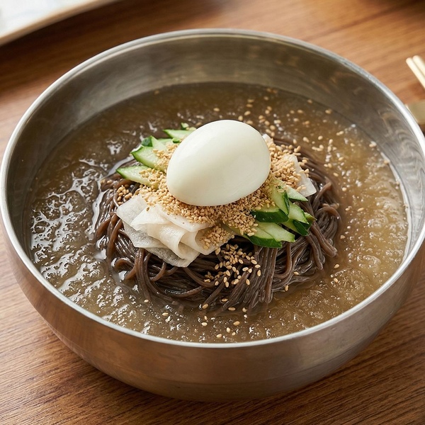 개별포장 칡 물냉면 10인분 세트(칡냉면 10봉+냉면육수10봉)