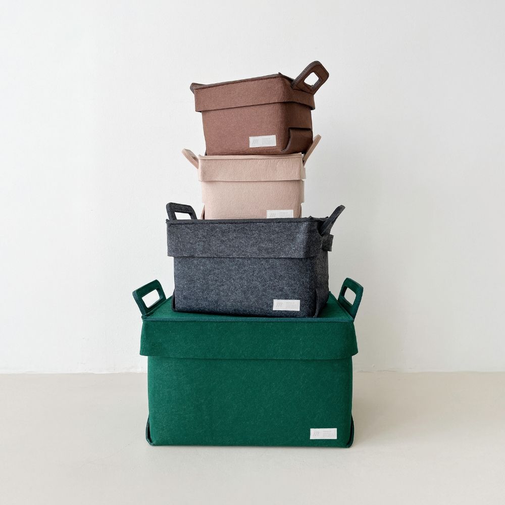 접이식 덮개형 그린펠트 수납박스 3 size 4 color 가격 비교 의식주의 접이식 덮개형 그린펠트 수납박스 3 size 4 color