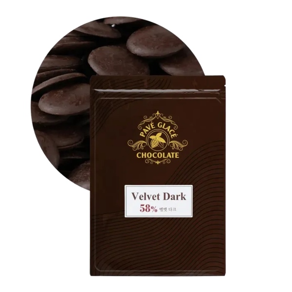 커버춰 초콜릿 벨벳 다크 58% 400g