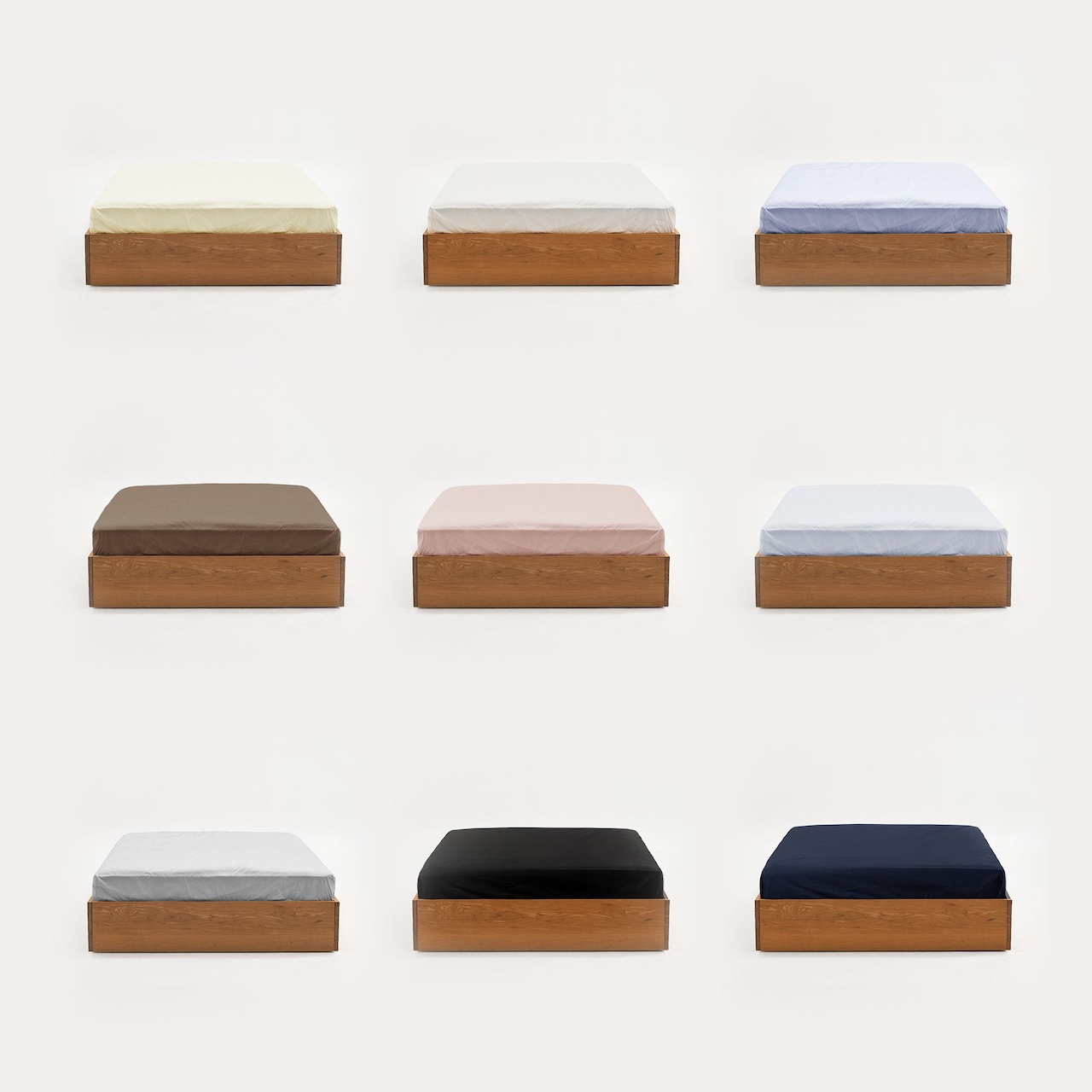 에브리데이 플랜지디테일 60수 코튼 매트리스커버 (3 SIZES, 9 COLORS)