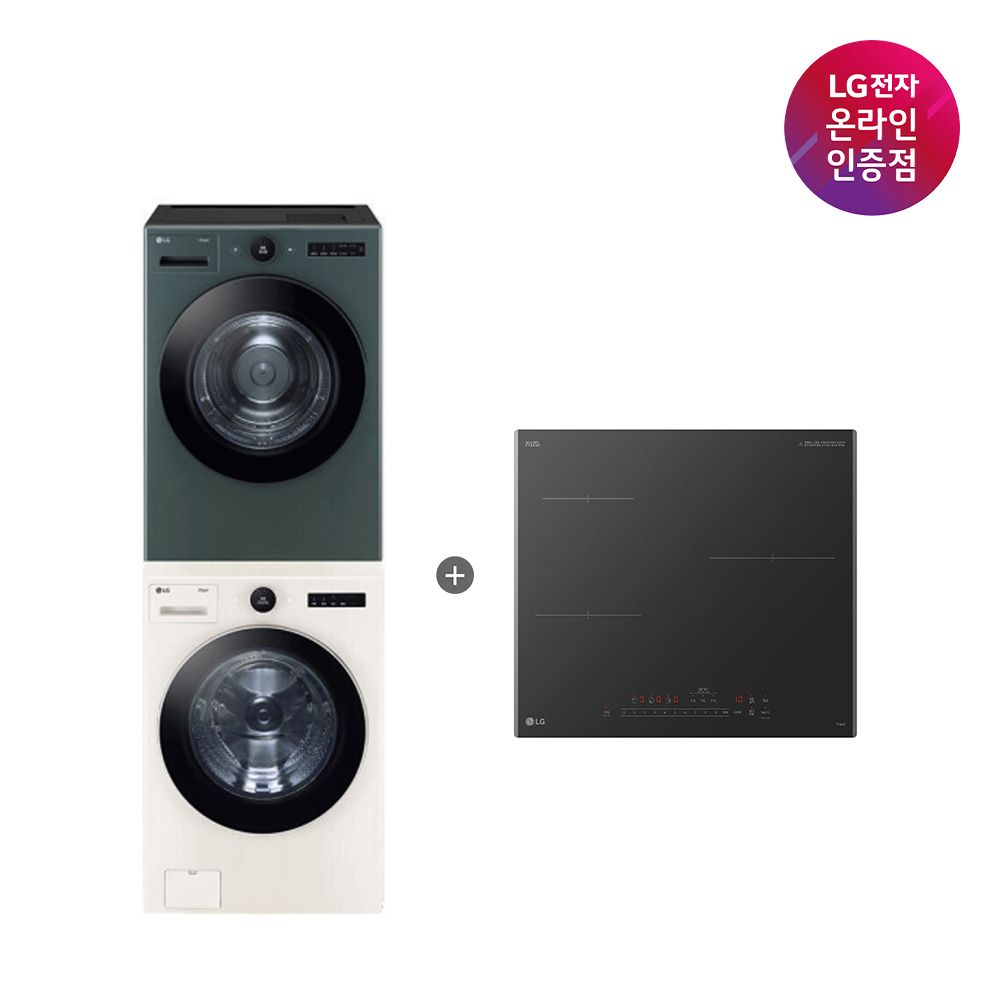 LG 트롬 세탁기건조기 세트+LG 인덕션 (FX24ENR-GNG + BEI3ASB2OE) 가격 추이 LG전자 LG 트롬 세탁기건조기 세트+LG 인덕션 (FX24ENR-GNG + BEI3ASB2OE) - 최저가 3,093,540원