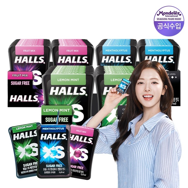 호올스 XS 캔디 15g*12개(3종 택1)