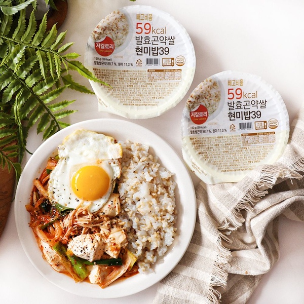 100g당 39kcal 빼고비움 발효곤약쌀현미밥39 150g