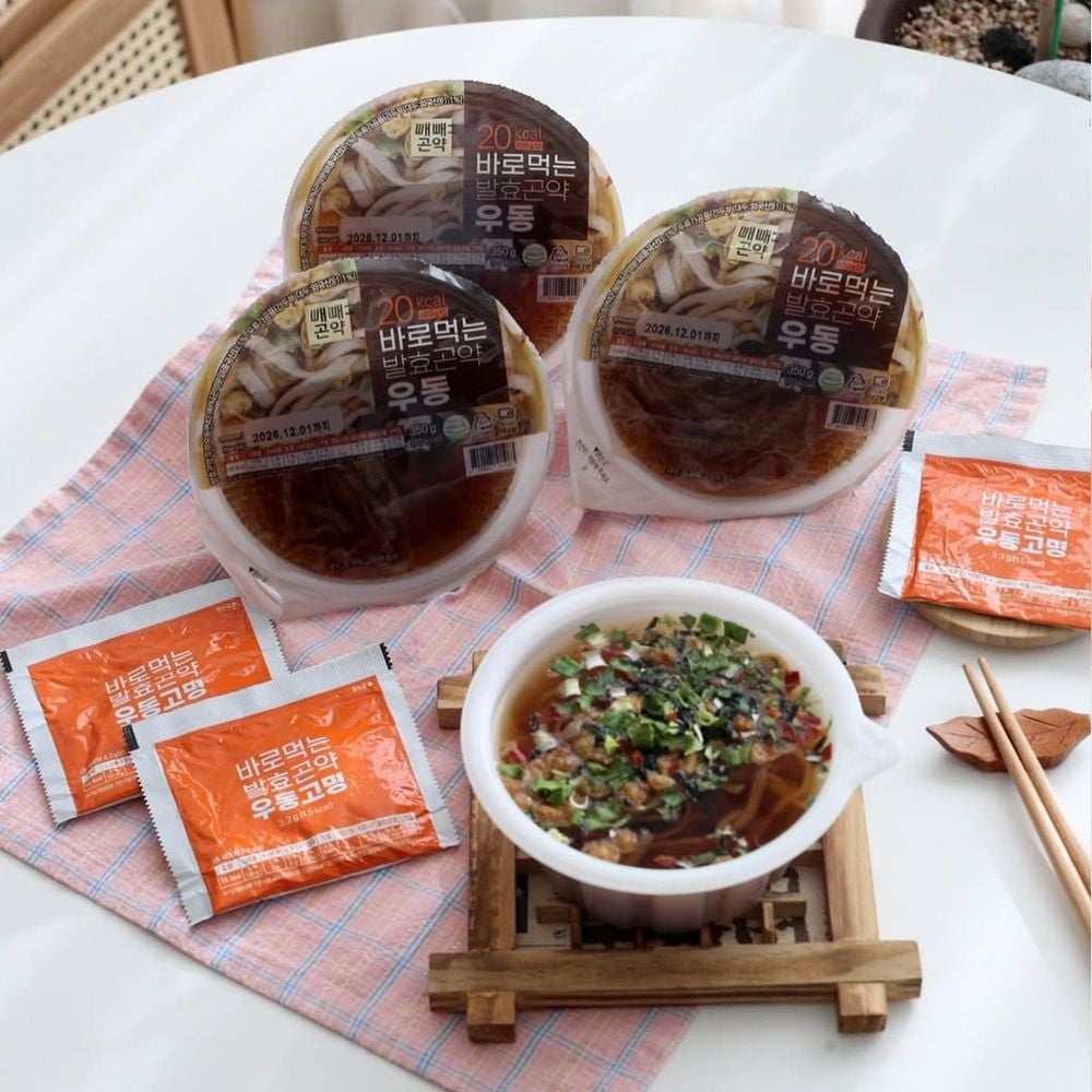국물까지 다먹어도 85kcal 바로먹는 발효곤약 우동 350g 가격 비교 빼빼곤약 국물까지 다먹어도 85kcal 바로먹는 발효곤약 우동 350g
