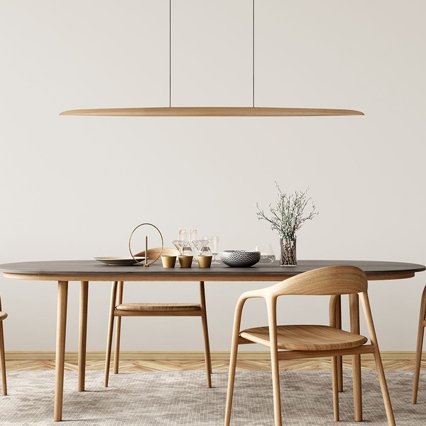하티 LED 원목 식탁등 우드 인테리어 펜던트 조명_2sizes