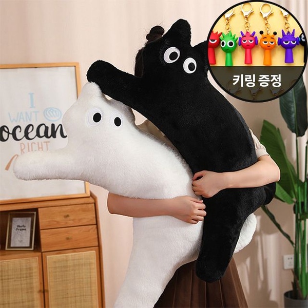 띠용캣 고양이 롱 바디필로우 숙면 베개 애착 쿠션 (3colors)