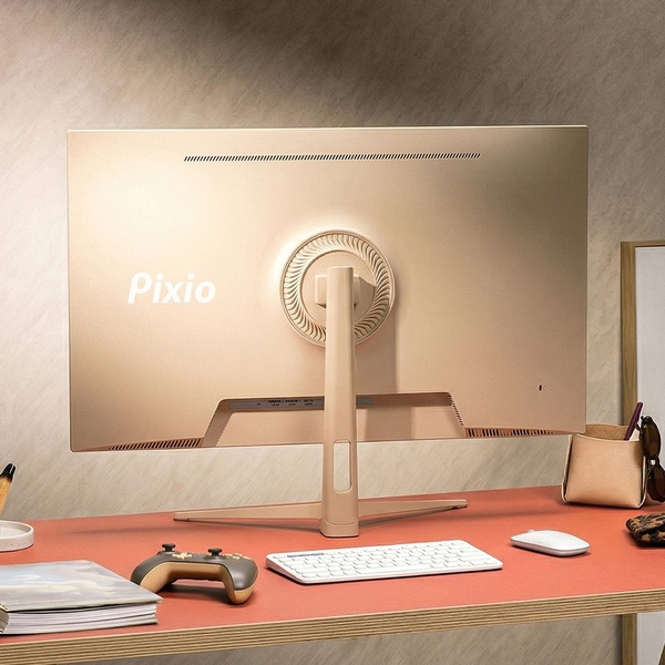PX32U 웨이브 81.28cm(32인치) UHD 144hz 게이밍 모니터 데스크테리어