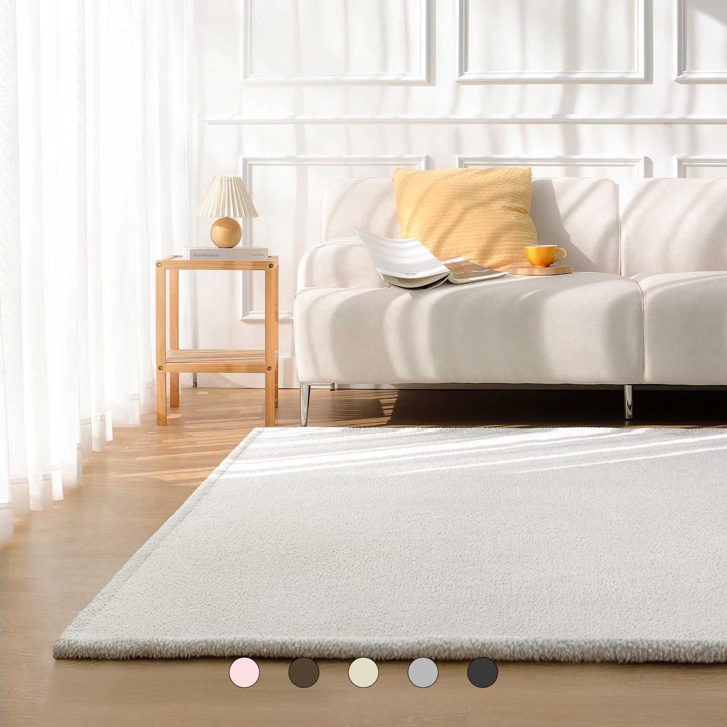 크리미 단모 사계절 러그 카페트 16size 6colors 가격 비교 레시앙뜨 크리미 단모 사계절 러그 카페트 16size 6colors