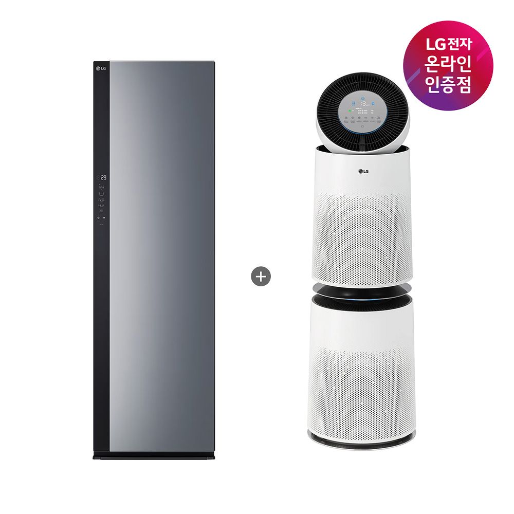 LG 스타일러 + LG 퓨리케어 공기청정기 (SC5GMR52S + AS285DWWC) 가격 비교 LG전자 LG 스타일러 + LG 퓨리케어 공기청정기 (SC5GMR52S + AS285DWWC)