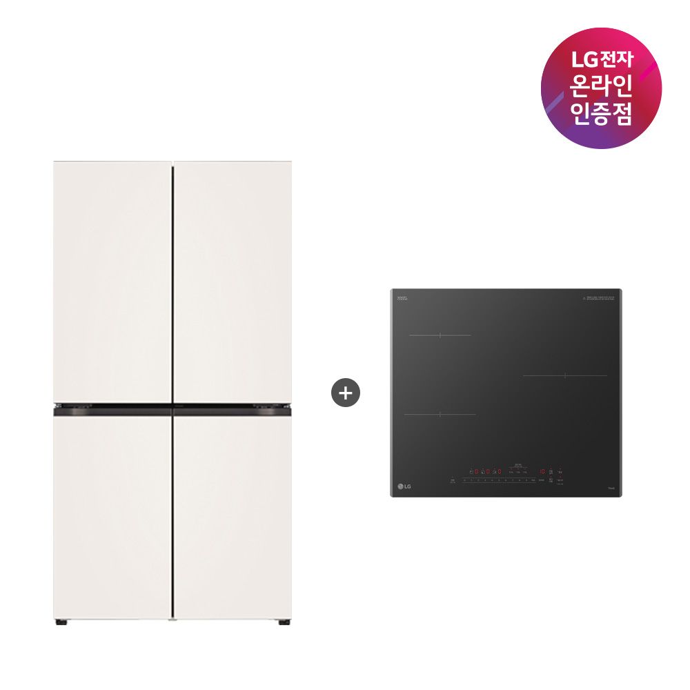 LG 매직스페이스 냉장고+LG 디오스 인덕션 (T876MEE111+BEI3ASB2OE) 가격 비교 LG전자 LG 매직스페이스 냉장고+LG 디오스 인덕션 (T876MEE111+BEI3ASB2OE)