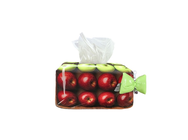 Fresh apple, tissue cover